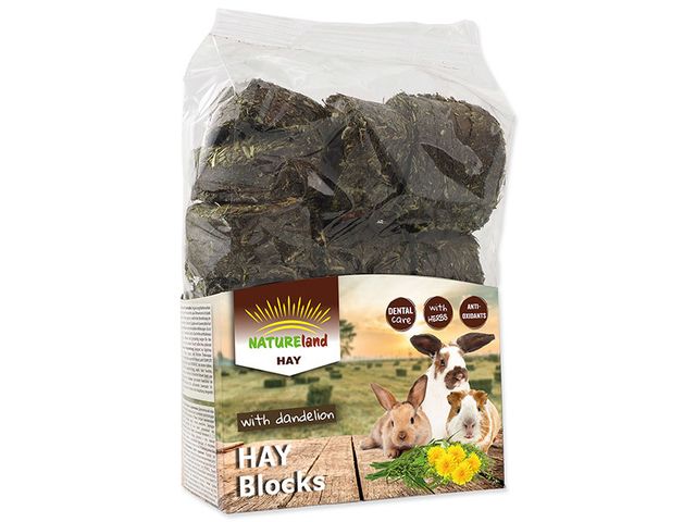 Obrázek produktu Seno NL Hay bloky s pampeliškou 600g