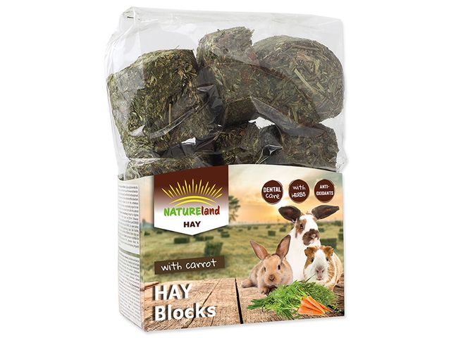 Obrázek produktu Seno NL Hay bloky s mrkví 600g