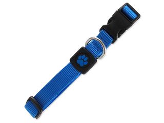 Obojek AD Premium M modrý 2x34-49cm
