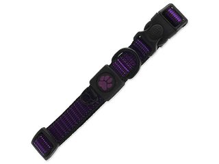 Obojek AD Strong M fialový 2x34-49cm