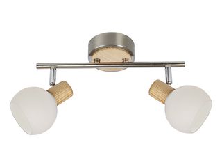 Svítidlo stropní Tong, NS/light wood/white, 2x E14, max. 25 W
