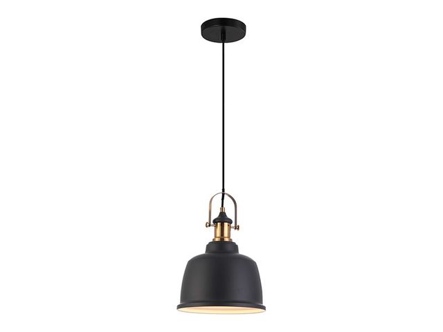 Obrázek produktu Svítidlo stropní Famosa, matt black/white/antique brass, 1x E27, max. 40 W