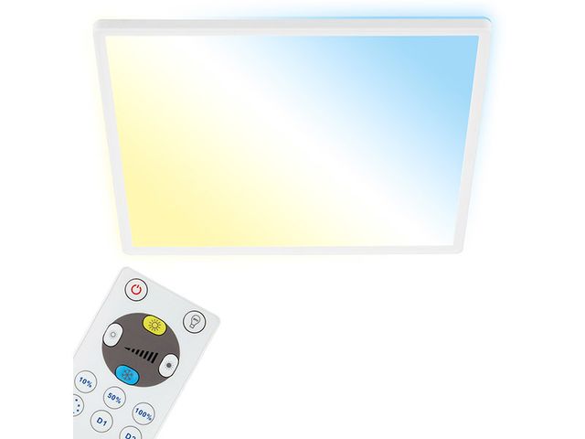 Obrázek produktu Panel LED, 18W, 2400lm, 2700-6500K, 293x293x28 mm, efekt podsvícení, bílá