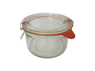 Sklenice zavařovací 200 ml WECK + víčko, těsnění, 2 spony