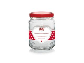 Sklenice s víčkem 200 ml HOME MADE FOR YOU