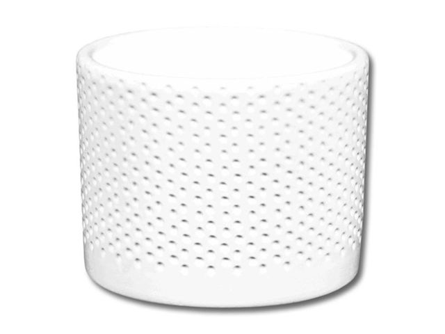 Obrázek produktu Obal keramický kaktusový Zeus Dots, pr.10cm, v.9cm, bílý