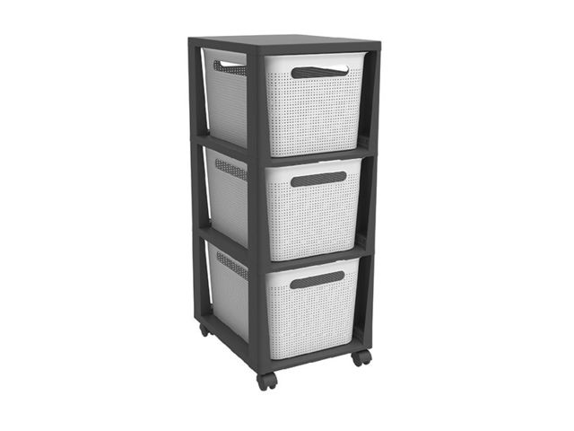 Obrázek produktu Regál BRISEN 3x16 l - bílá