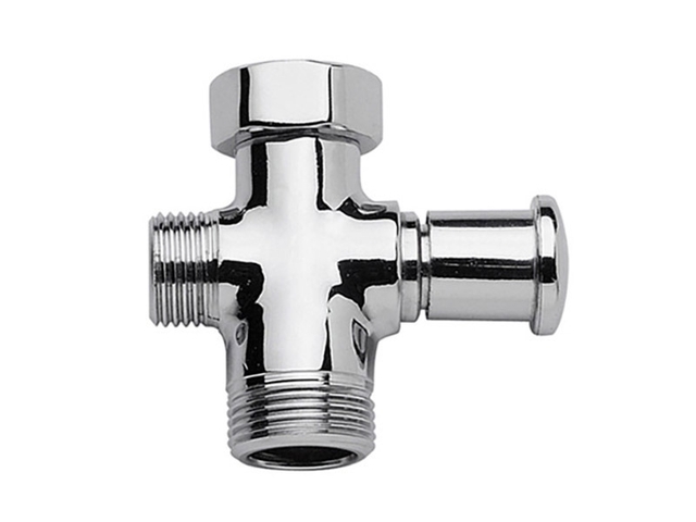 Obrázek produktu Přepínač sprchy 3/4“x 3/4“x1/2“, k baterii s ramínkem, chrom