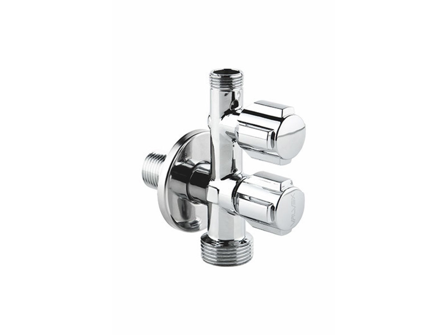 FISSO Ventil rohový vřetenový Fisso bez matky 1/2"x3/8" chrom