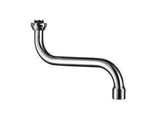 Ramínko 15cm výtokové kulaté S chrom