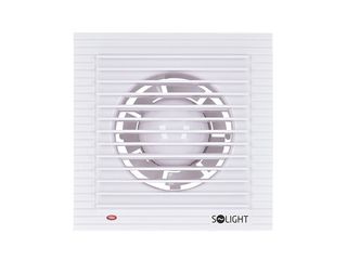 Ventilátor Sol axiální s mřížkou, Ø 100, 80m3/h, 13W s časovačem
