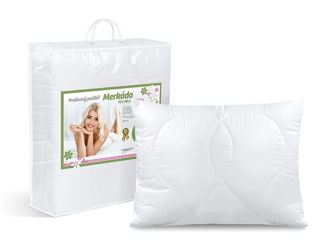 Obrázek produktu Polštář MERKADO 8500/0900, 70 x 90, 900 g se zipem