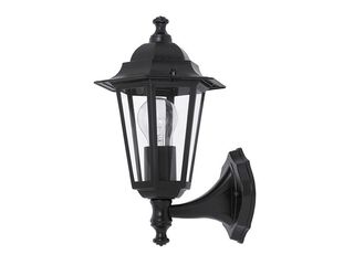 Lampa nástěnná venkovní VELENCE- směr nahoru, černá