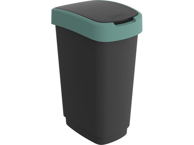 Obrázek produktu Koš odpadkový SWING TWIST 50 l, zelená
