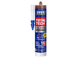 Lepidlo a tmel Total Tech Express hnědý 290 ml