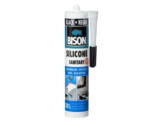 Tmel silikonový Bison Silicone Sanitary černý 280 ml