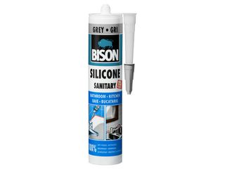 Tmel silikonový Bison Silicone Sanitary šedý 280 ml