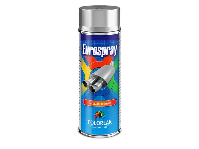 Obrázek produktu Sprej Euro žáruvzdorná barva stříbrná 400 ml