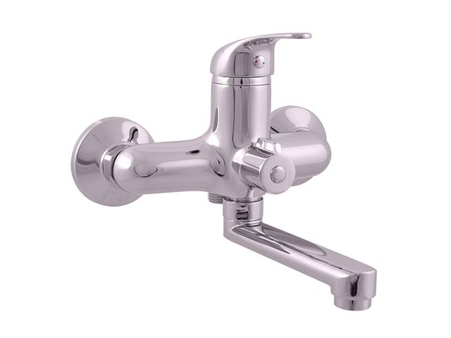Obrázek produktu Baterie Sázava 100, vanová, keramický přepínač, 13 cm ploché otočné ramínko