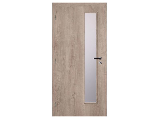 Obrázek produktu Dveře Klasik 5 dub western solo struktur, 80P