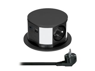 Zásuvka výsuvná 3z + USB A+C