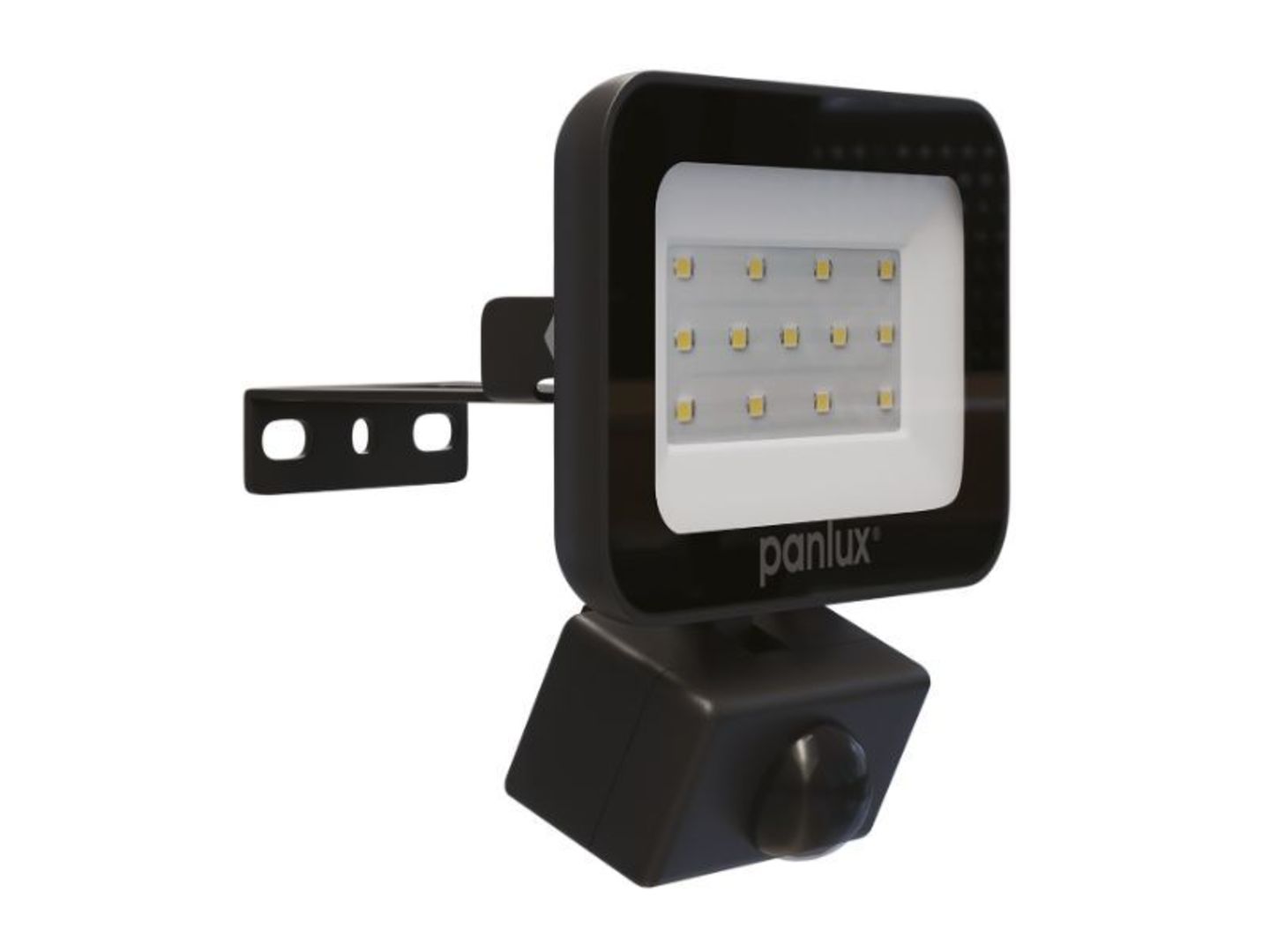 PANLUX Reflektor LED s čidlem IK06 IP65 S EVO 10W černá