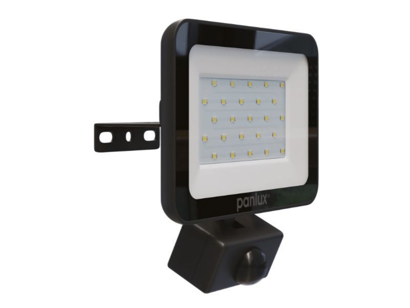 PANLUX Reflektor LED s čidlem IK06 IP65 S EVO 20W černá