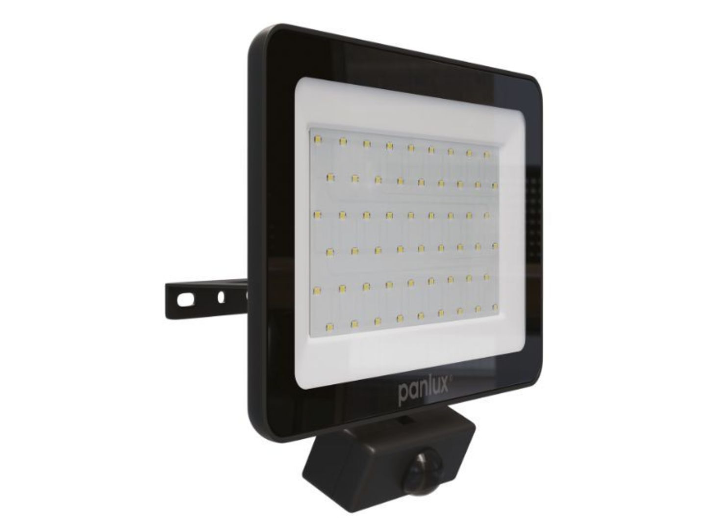 PANLUX Reflektor LED s čidlem IK06 IP65 S EVO 50W černá