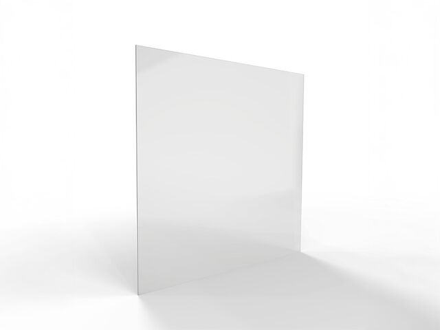 Obrázek produktu Sklo pod kamna - čtverec 1000x1000mm/6mm, čiré, zaoblené hrany