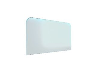 Sklo pod kamna - Oblouk 1100x600 mm / 2xR100 / 6 mm