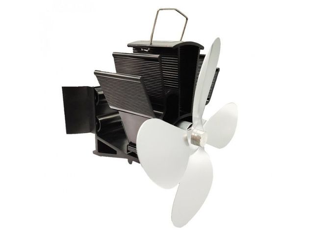 Obrázek produktu Ventilátor na kouřovod FLAMINGO čtyřlopatkový magnetický, stříbrný