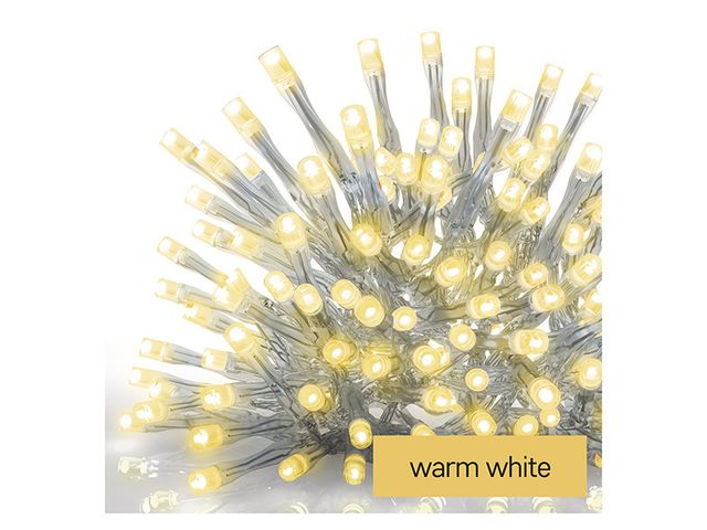 Obrázek produktu Vánoční LED osv. 300ks,závěs 5x0,7m,tep.bílá, 8 prog.,časovač, dálk.ovl,venkovní