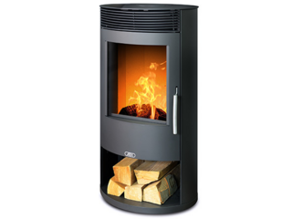 Kamna krbová ABX Tartu 5, černá, 5kW