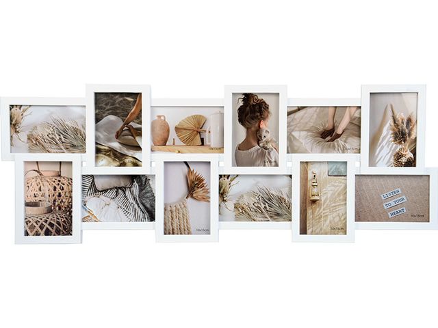 Obrázek produktu Multirám plastový bílý, na 12 kusů fotek formátu 10 x 15 cm