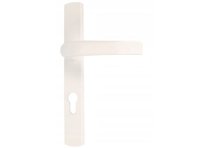 Obrázek produktu Klika + zámková vložka bílé pro PVC dveře
