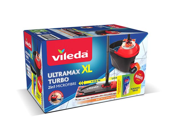 Obrázek produktu Mop Ultramax XL TURBO + rukavice