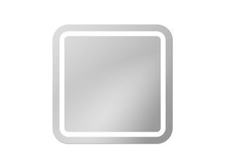 Zrcadlo Perfekt 60x60 cm, s LED osvětlením
