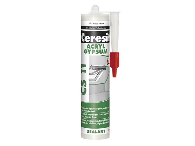 Obrázek produktu Tmel disperzní Ceresit Acryl CS 11, bílý, 300 ml