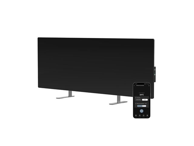 Obrázek produktu Panel topný infračervený smart AENO GH4s 700 W, ovládání přes wifi a manuál,černý