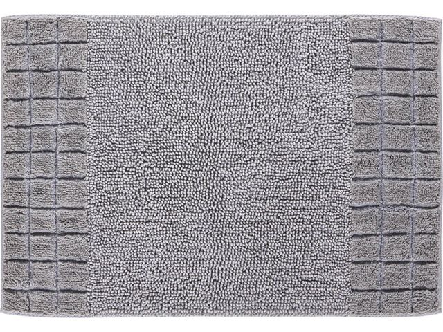 Obrázek produktu Předložka koupelnová Chess 70x120 cm, stříbrná