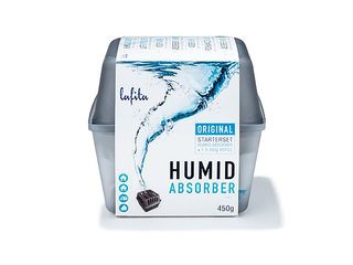 Pohlcovač vlhkosti Lafita, přístroj a náplň Natural, 1 x 450 g