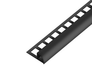Lišta obloučková PVC 8mm černá 2,5m