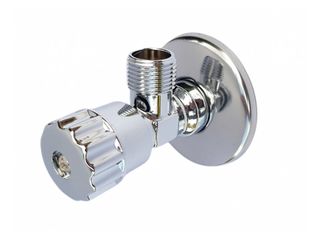 Ventil rohový SEL 1/2" x 3/8", chrom