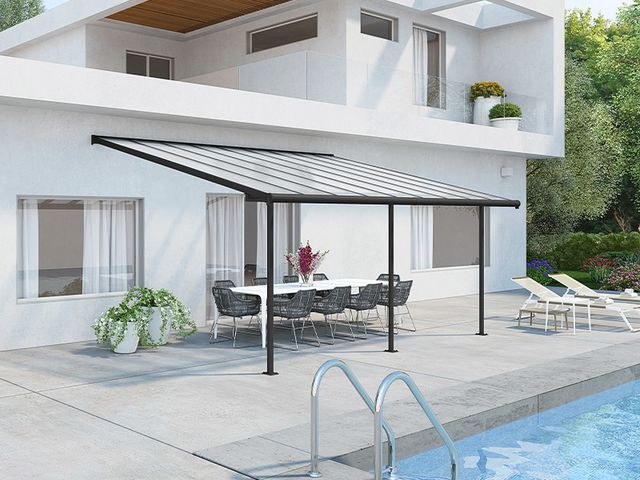 Obrázek produktu Pergola hliníková (montovaná) Sierra 5400 antracit 3 x 5,46