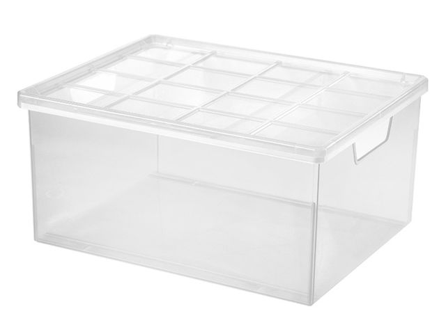 Obrázek produktu Box LINEA 13,8 l s víkem transparent