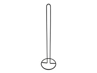Držák toaletního papíru 56 cm, drátěný, černá mat