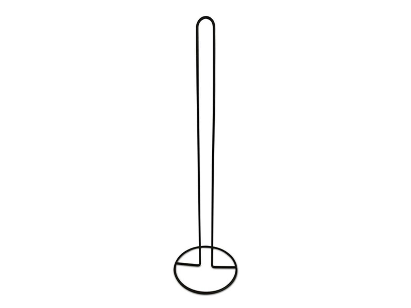 Držák toaletního papíru 56 cm, drátěný, černá mat