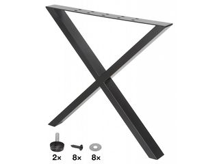 Rám pro stoly X 730x765mm, černý