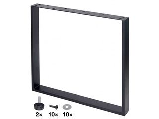 Rám pro stoly U 730x780mm, černý