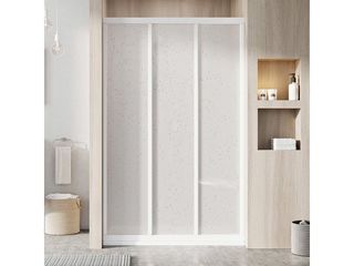 Dveře sprchové ASDP3-90 198 bílá+Pearl